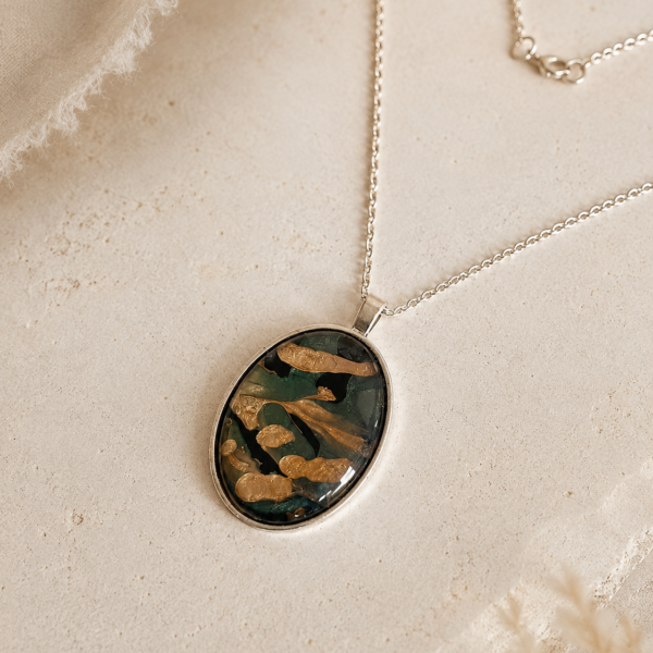 Ketting Ovaal Legerkleuren